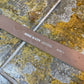 Miss Sixty Leather Belt Brown Shiny Gold 2000s Y2k