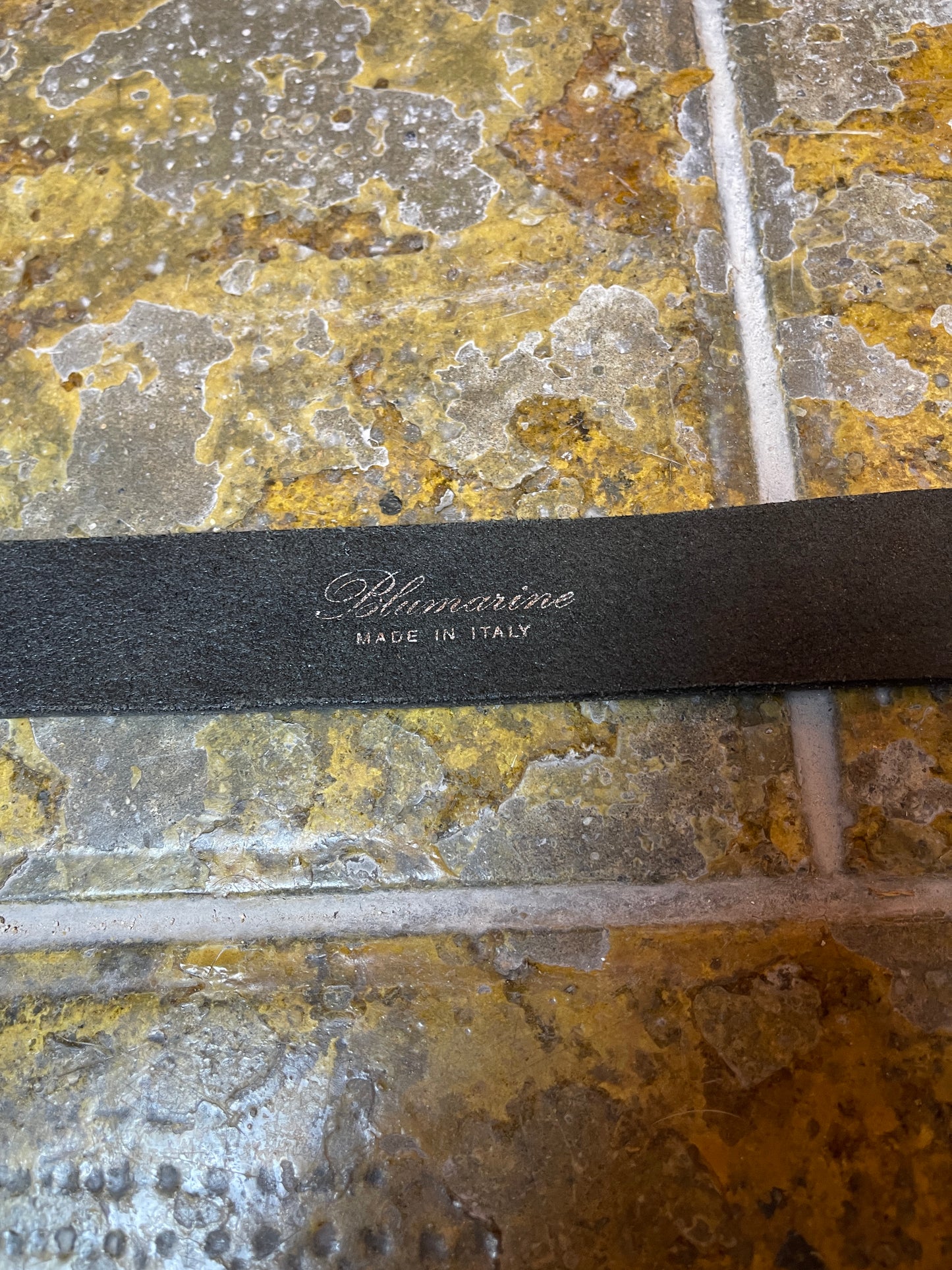 Blumarine Leather Belt Skull Belt 2000s y2k