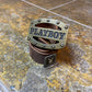 Playboy Leather Belt Big Buckle Brown 2000s Y2k Cherif Cowboy