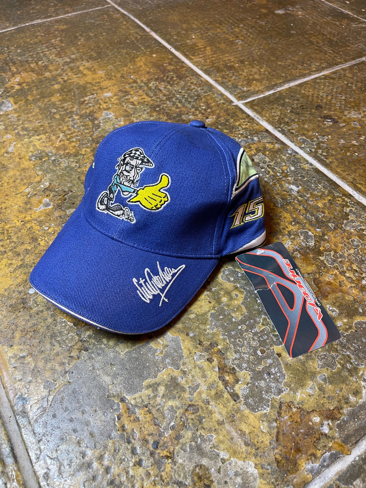 Daring Gibernau Cap 2000s y2k Blue