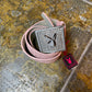 Playboy Leather Belt Pink Bunny Pink 2000s y2k