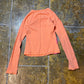 Diesel Long Sleeve Top 2000s y2k Orange Apricot