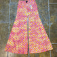 Custo BarcelonaLow Waist Flared Pants Orange Pink 2000s Y2k Deadstock