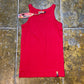 Pole Position Sleeveless Top Red 2000s y2k Deadstock - L