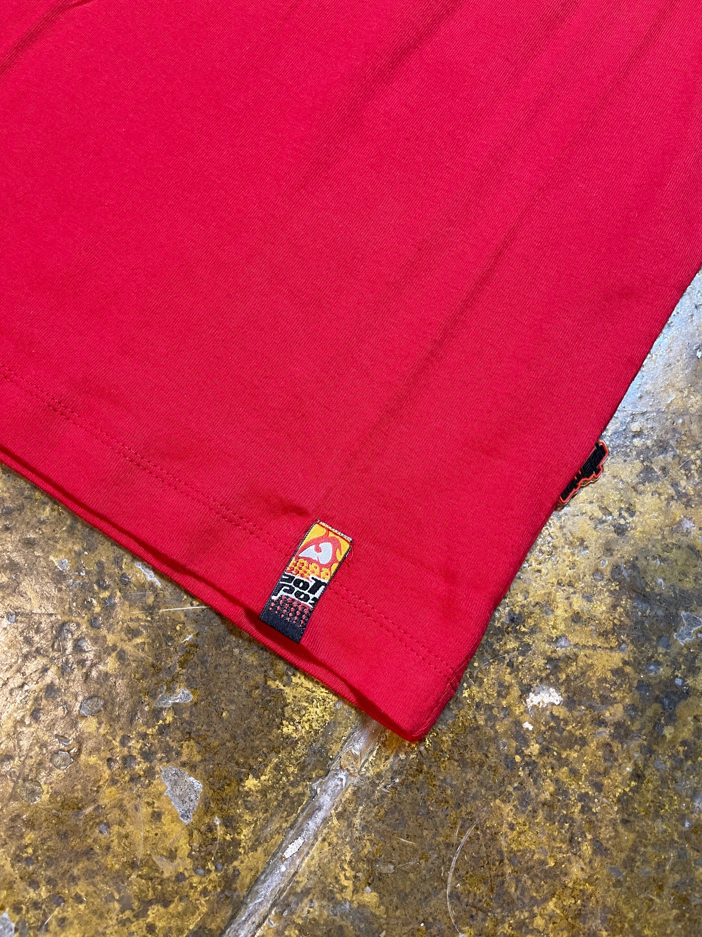 Pole Position Sleeveless Top Red 2000s y2k Deadstock - L