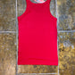 Pole Position Sleeveless Top Red 2000s y2k Deadstock - L