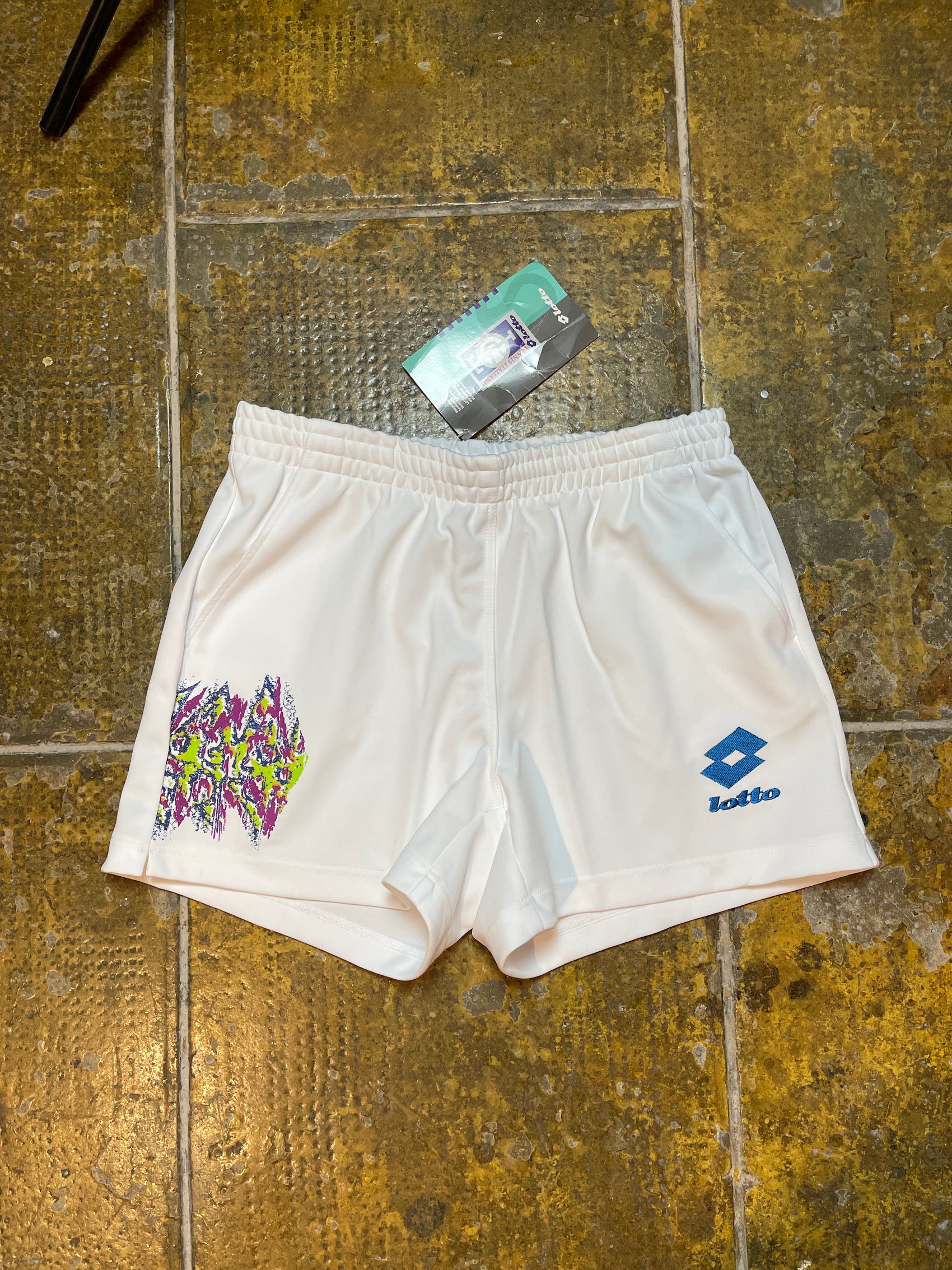 Vintage Lotto Sports Shorts White 1990s - L