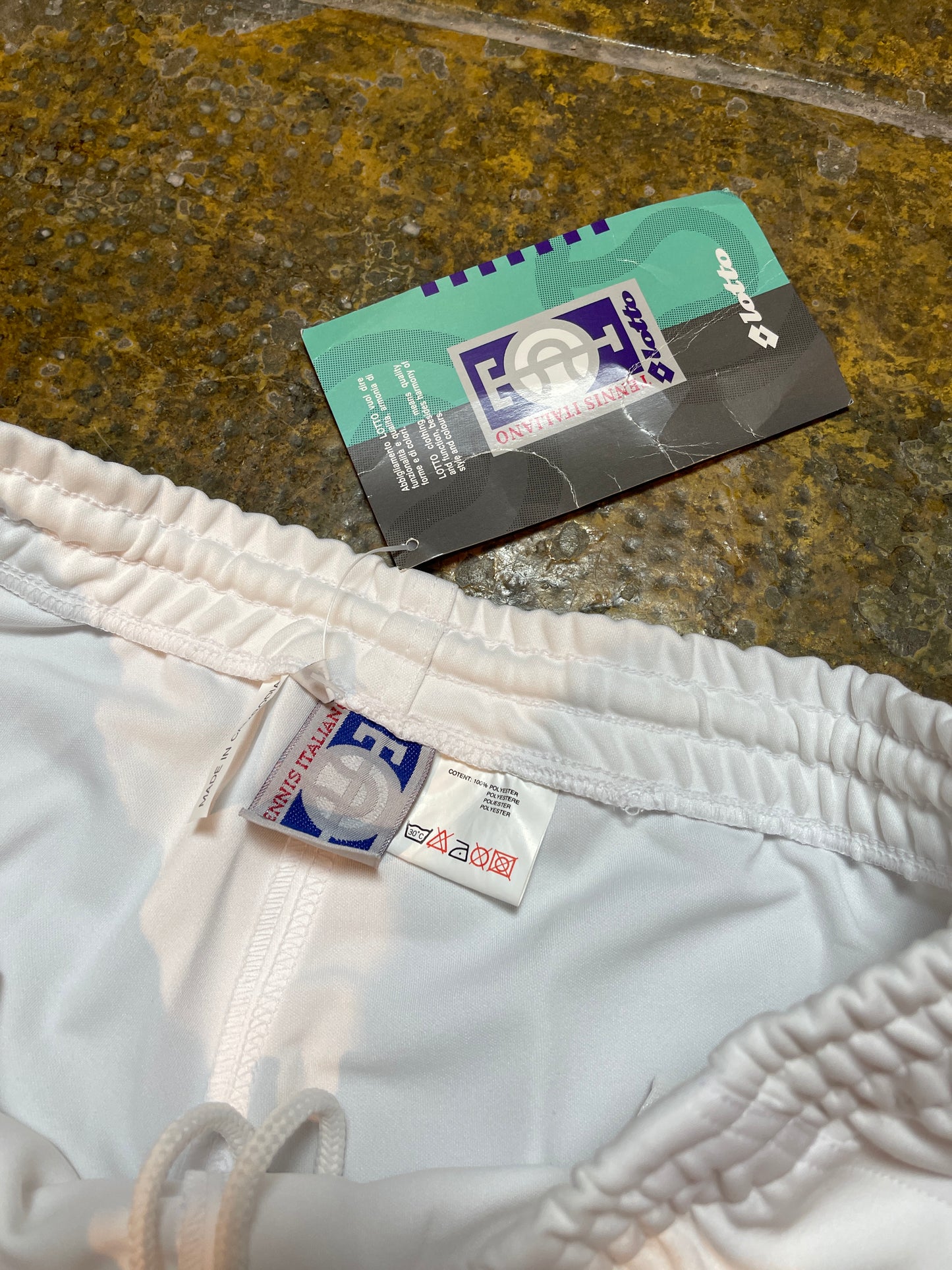 Vintage Lotto Sports Shorts White 1990s - L