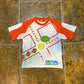 Chupa Chups Short Sleeve Baby Top White Orange - XS