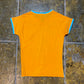 Toboggan Short Sleeve Top Baby Tee Orange Multicolor - XS/S