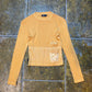 Fly Up Long Sleeve Top Orange 2000s y2k - S