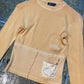 Fly Up Long Sleeve Top Orange 2000s y2k - S