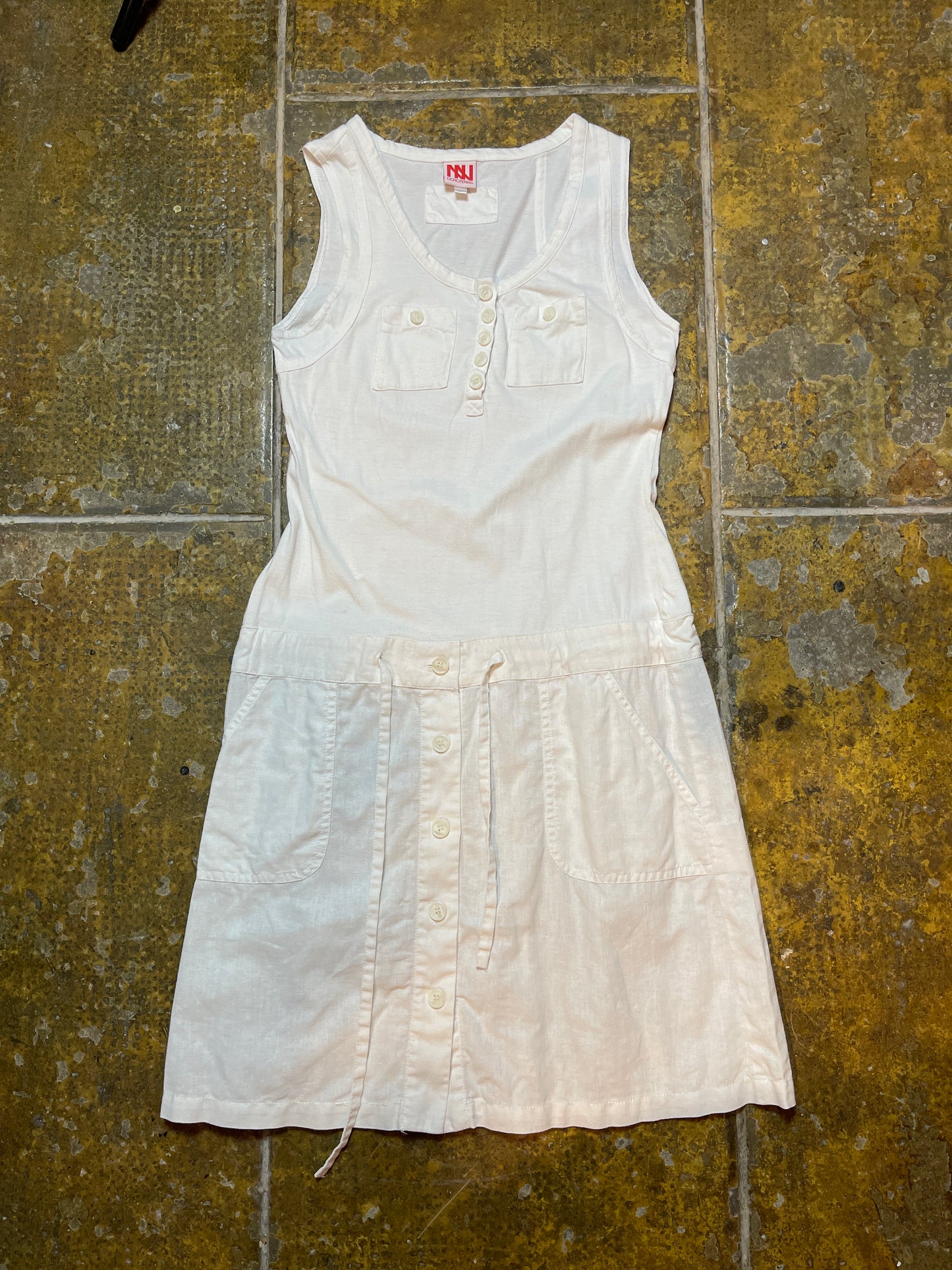 Dorotennis Sleeveless Dress White 2000s y2k - S