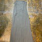 Etam Sleeveless Dress Khaki Gray 2000s y2k - S