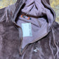 Fly Up Velour Zip Sweatshirt Brown 2000s y2k - S