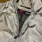 Versace Sport Hooded Vest Silver Metallic 2000s y2k - S/M