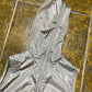 Versace Sport Hooded Vest Silver Metallic 2000s y2k - S/M
