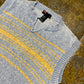 Diesel Sleeveless Sweatshirt 2000s y2k Blue Orange - L