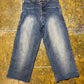 Quiksilver Bootcut Denim Pants Blue 2000s y2k - S