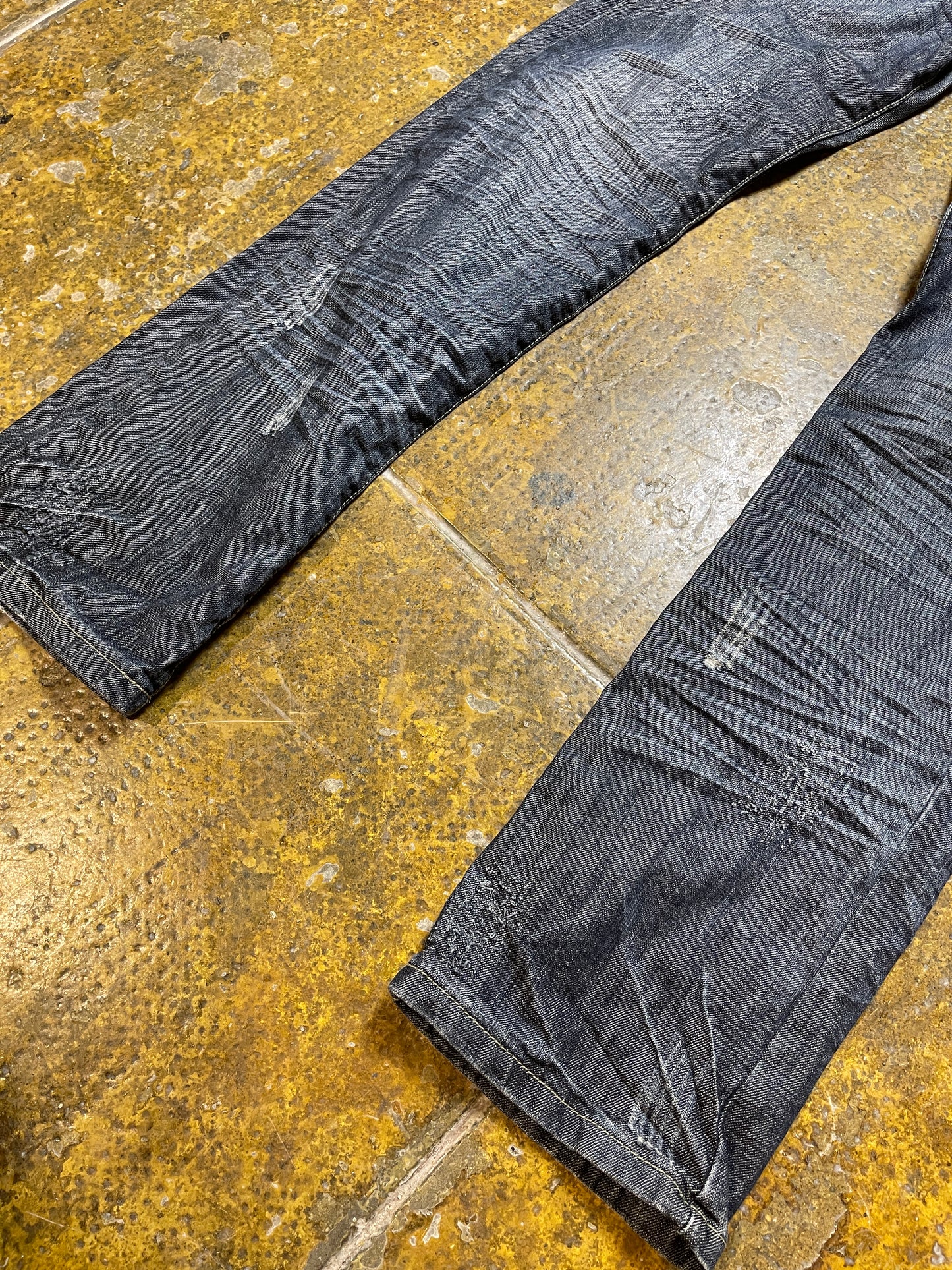 Bel Point Bootcut Denim Pants Blue 2000s y2k - S/M