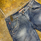 Miss Sixty Bootcut Denim Pants Blue 2000s y2k - M