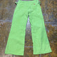 Miss Sixty Low Waist Bootcut Summer Pants Green 2000s y2k - M/L