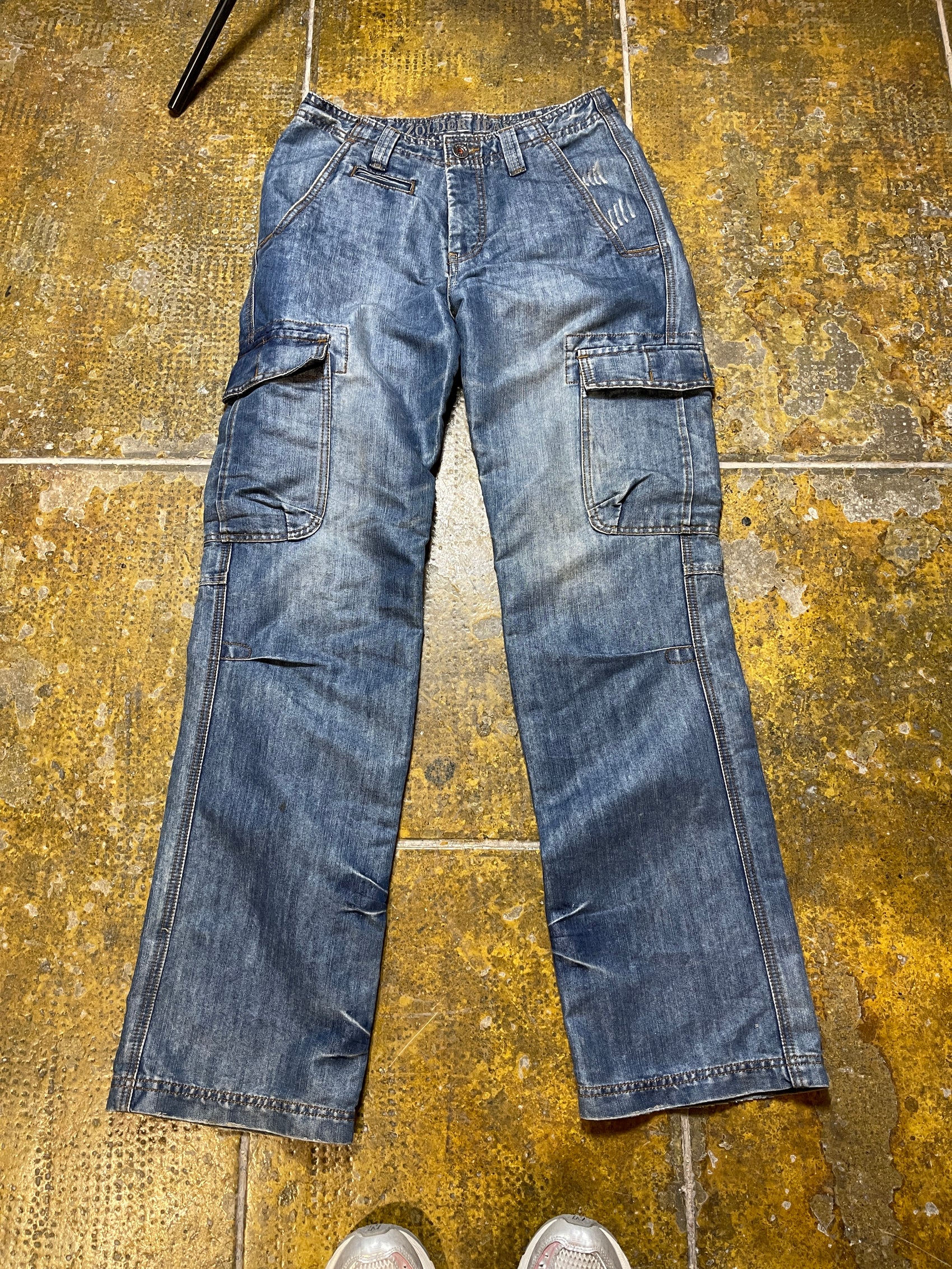 Zolder Bootcut Denim Pants Blue 2000s y2k - S