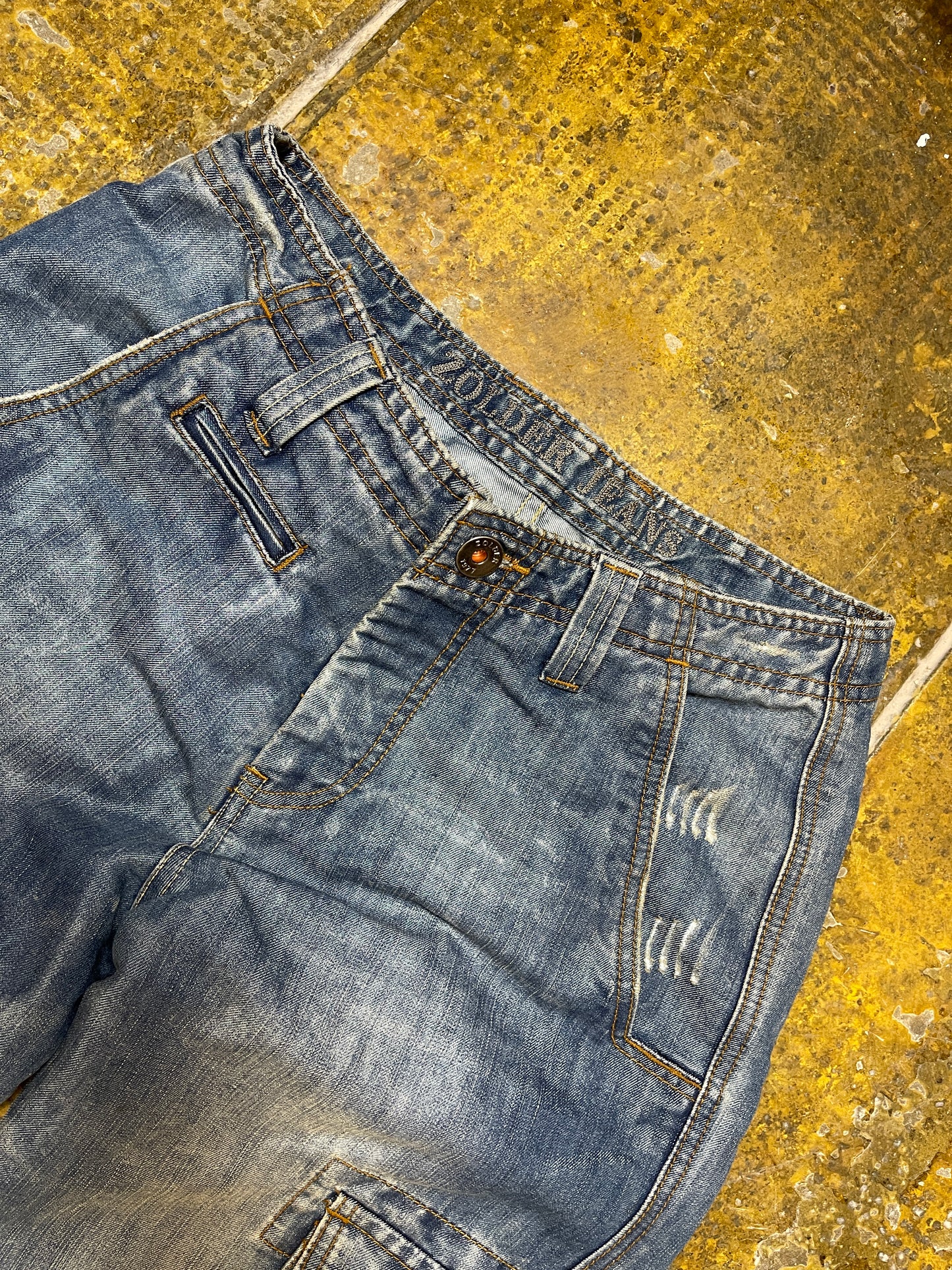 Zolder Bootcut Denim Pants Blue 2000s y2k - S