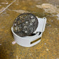 Marek Witt Design Big Metal Buckle Texas Leather Belt White 2000s y2k