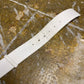 Marek Witt Design Big Metal Buckle Texas Leather Belt White 2000s y2k