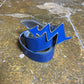Marek Witt Designer Leather Belt Blue 2000s y2k