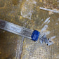 Marek Witt Designer Leather Belt Blue 2000s y2k