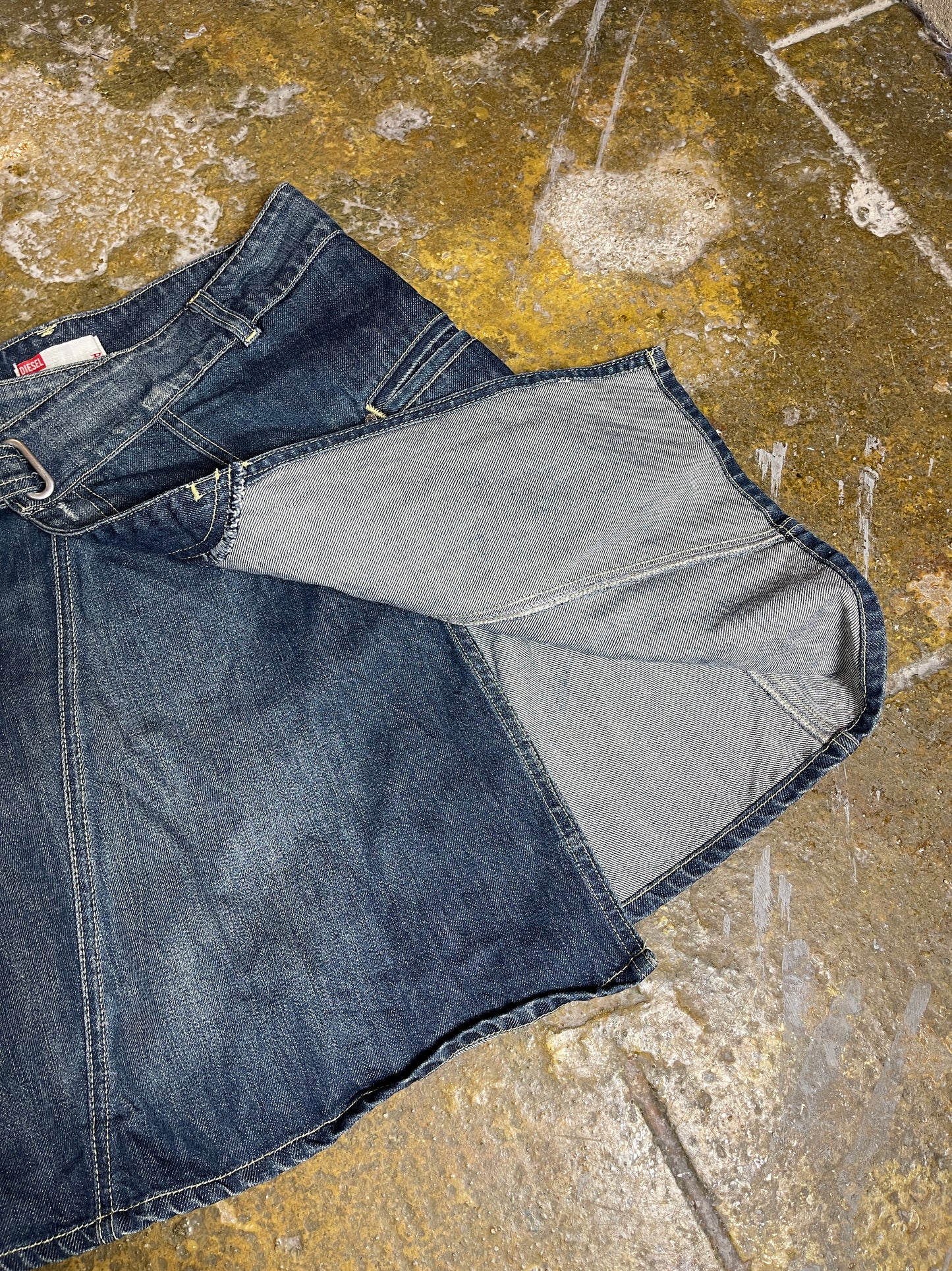 Diesel Denim Skirt Blue 2000s y2k - XS