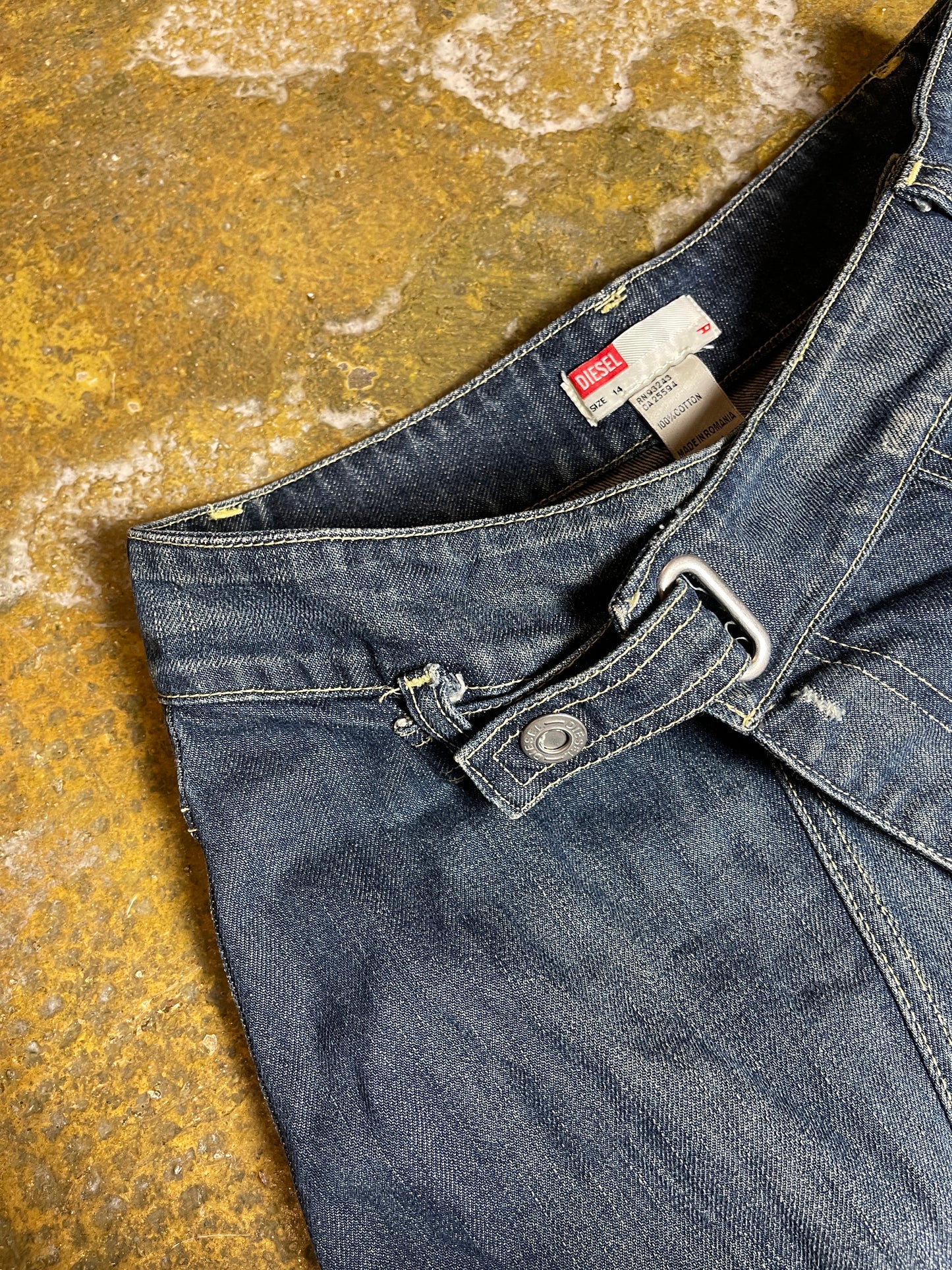 Diesel Denim Skirt Blue 2000s y2k - XS