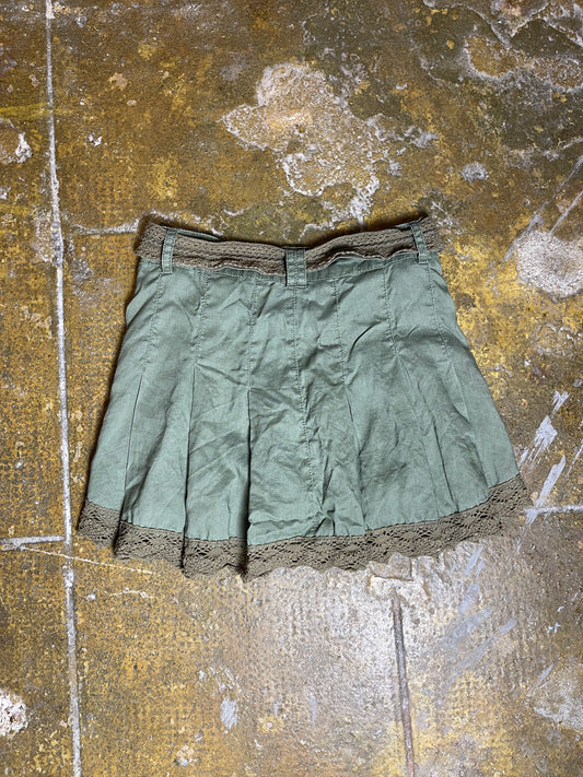 Guess Mini Skirt Khaki 2000s y2k - S