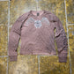 Replay Longsleeve Skull Brown Distressed Motorcycle Sword Club 2000s y2k Deadstock - L