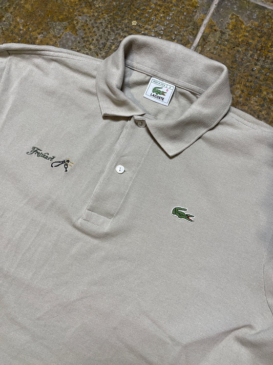 Vintage Lacoste Freixenet Polo Shirt Gray 2000s - M