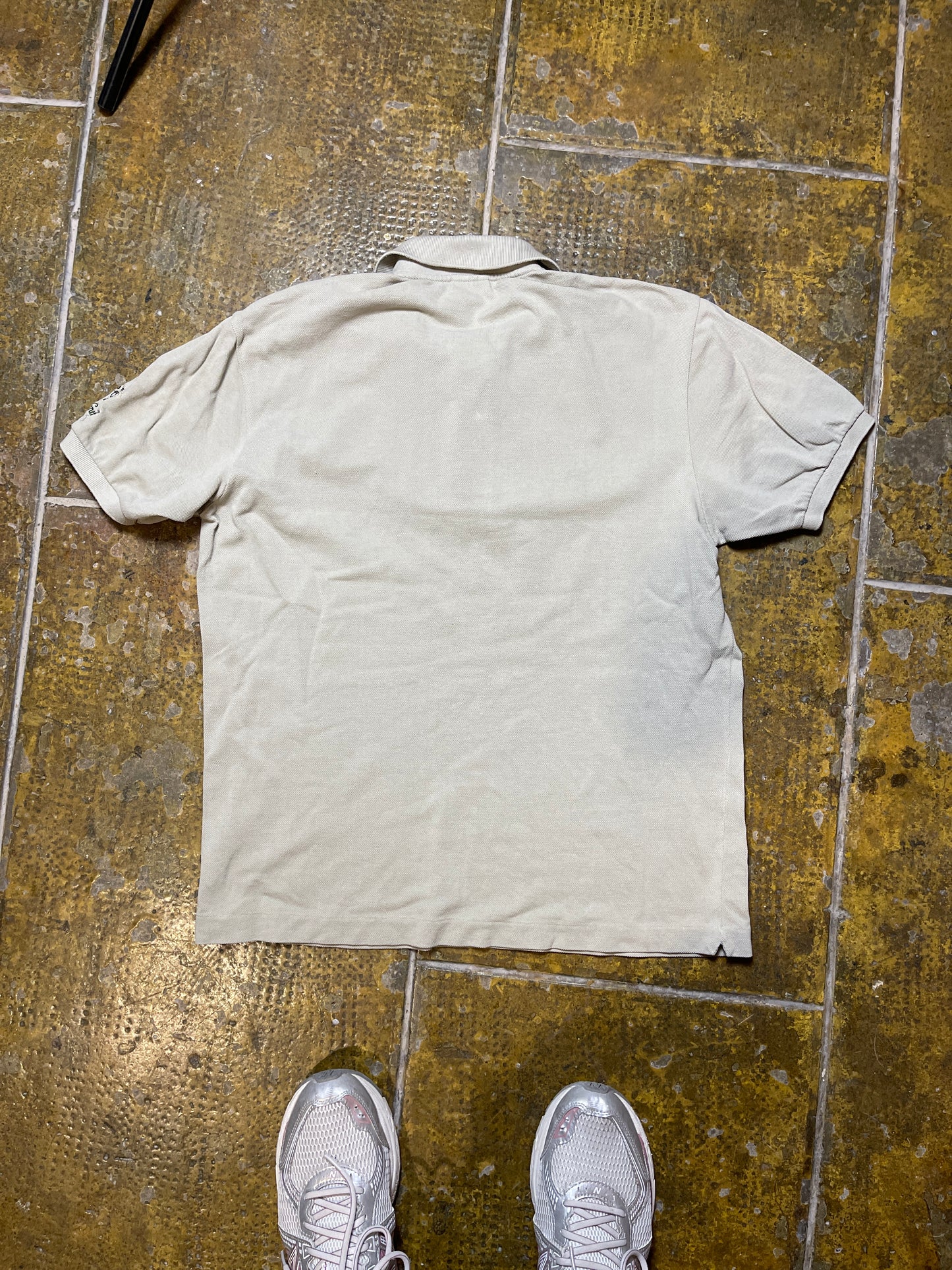 Vintage Lacoste Freixenet Polo Shirt Gray 2000s - M