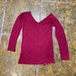 Mala Mujer Long Sleeve Top Red 2000s y2k - S