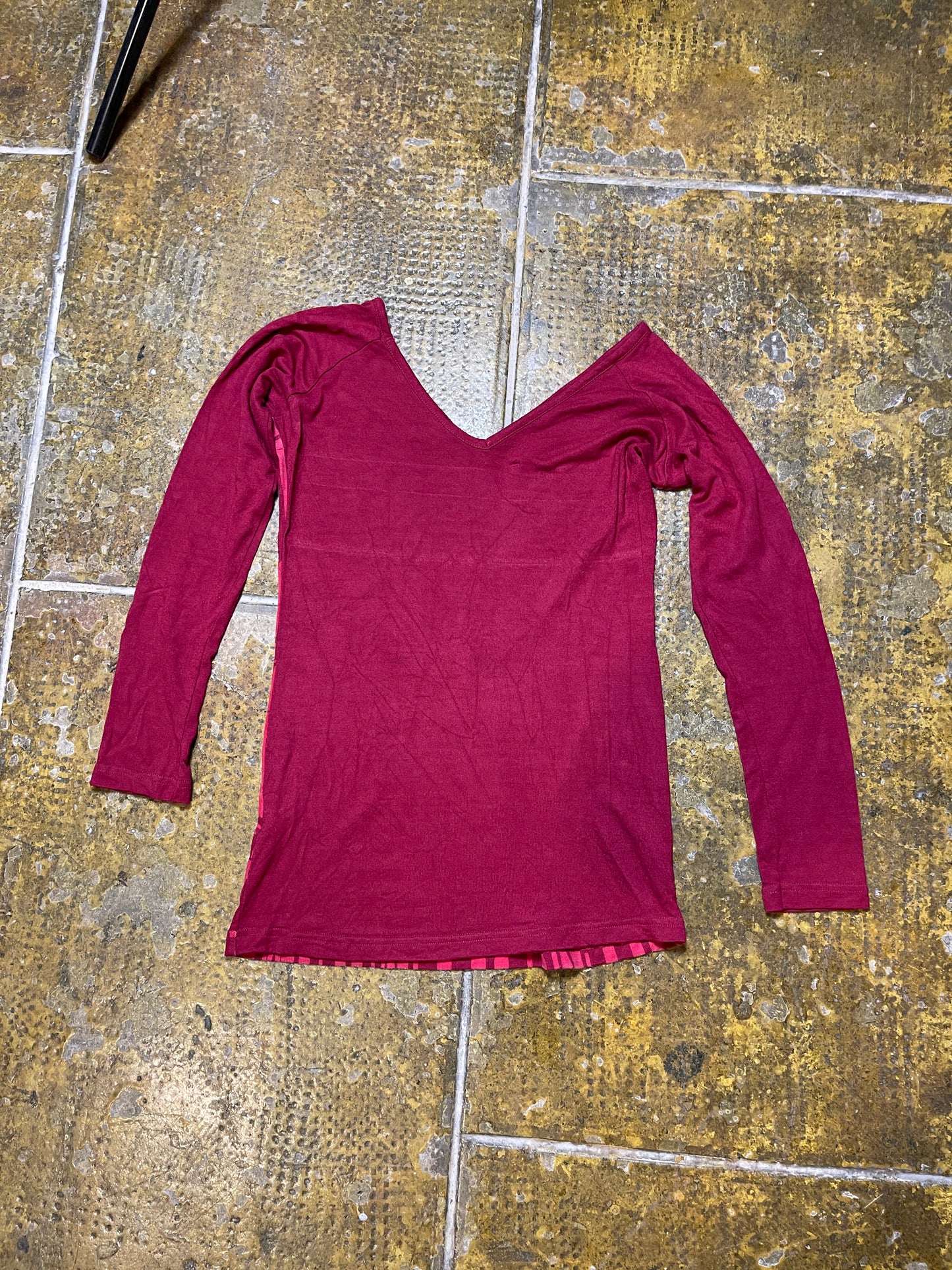 Mala Mujer Long Sleeve Top Red 2000s y2k - S