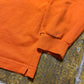 Vintage Nike Sweatshirt Crewneck Orange Spellout 1990s - XS