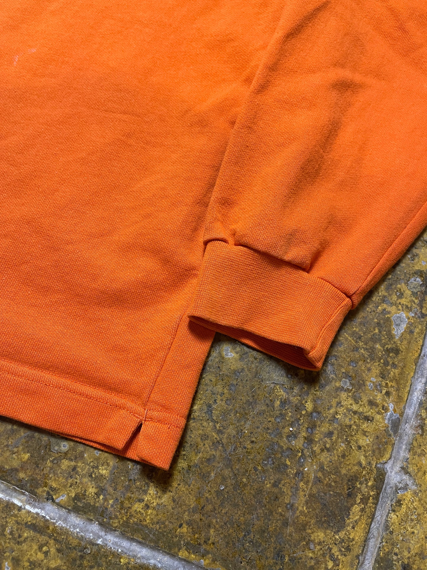 Vintage Nike Sweatshirt Crewneck Orange Spellout 1990s - XS