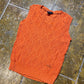 Diesel Sleeveless Sweatshirt Knitted Orange 2000s y2k - L