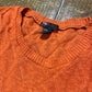 Diesel Sleeveless Sweatshirt Knitted Orange 2000s y2k - L