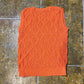 Diesel Sleeveless Sweatshirt Knitted Orange 2000s y2k - L