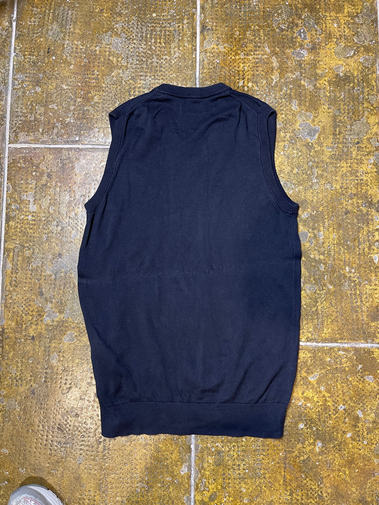 Gant Sleeveless Sweatshirt Navy - M