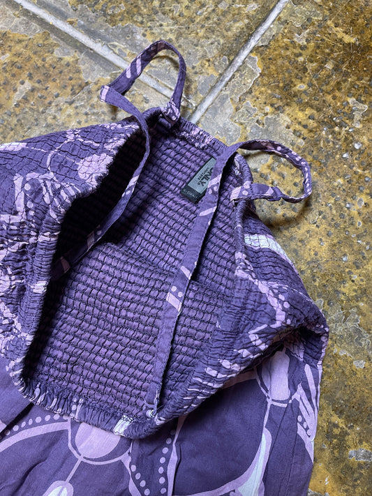 Only Sleeveless Dress Purple 2000s y2k - XS