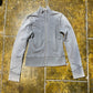 H&M Zip Through Sweatshirt Gray 2000s y2k - S