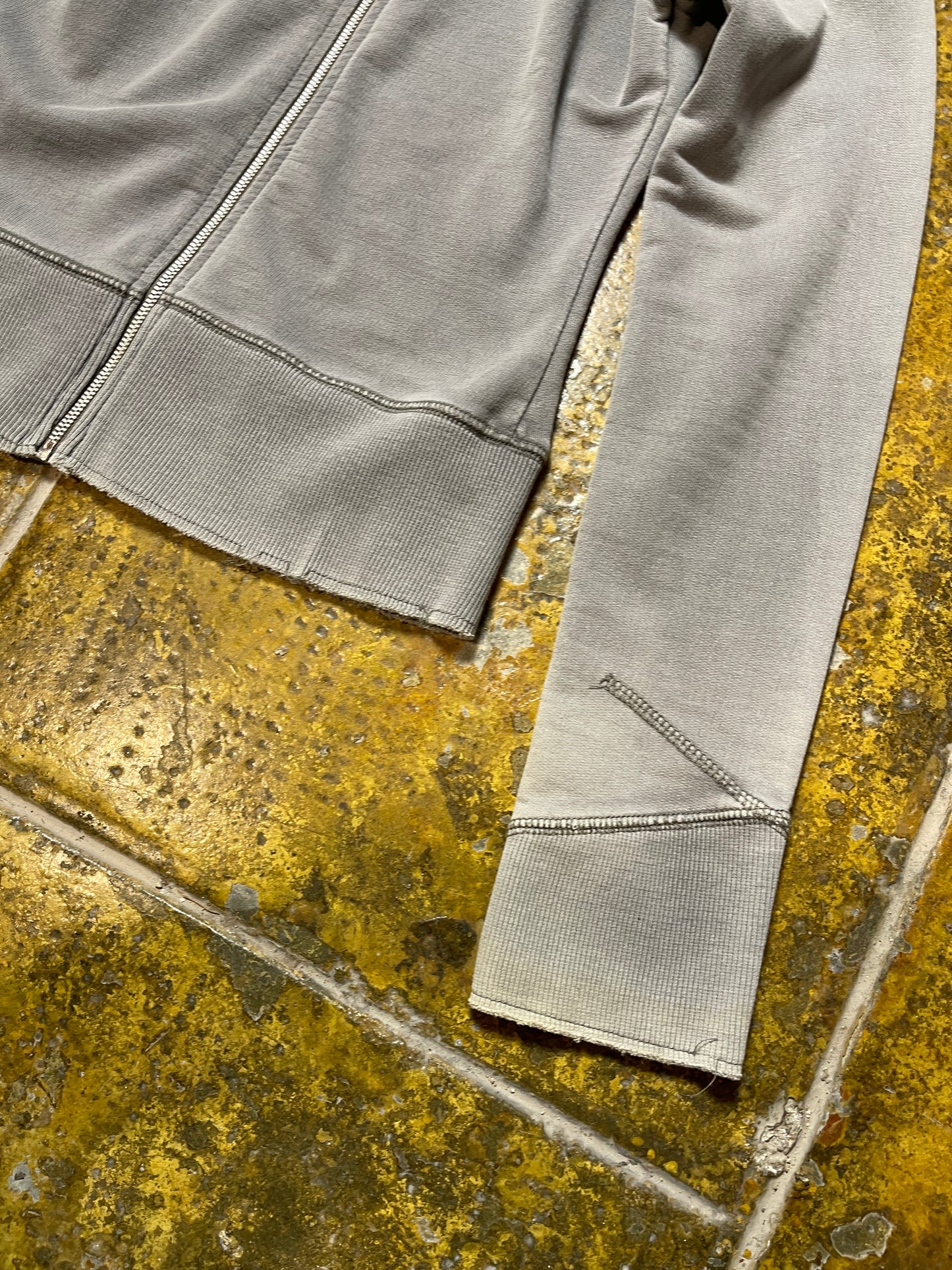 H&M Zip Through Sweatshirt Gray 2000s y2k - S