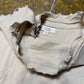 Jennifer Short Sleeve Top Cream 2000s y2k - L